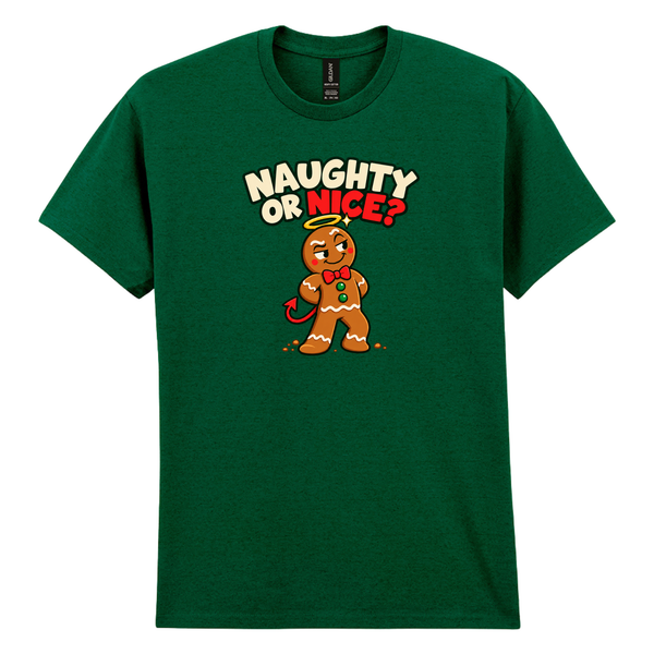 Naughty or Nice Unisex Christmas T-Shirt