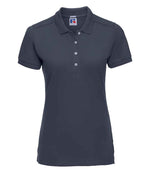 566F - Ladies Stretch Pique Polo Shirt