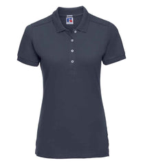 566F - Ladies Stretch Pique Polo Shirt