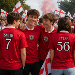 Custom Retro England Football Shirt | World Cup 2026 Collection