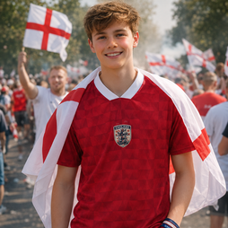 Custom Retro England Football Shirt | World Cup 2026 Collection