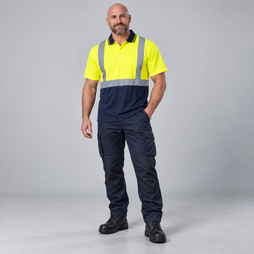 PW062 - Hi-Vis Two Tone Polo Shirt