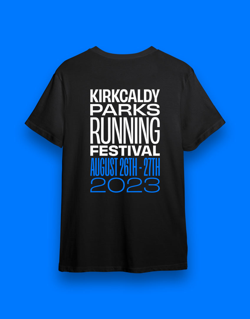 Kirkcaldy Parks Running Festival T-shirt - Ladies Fit