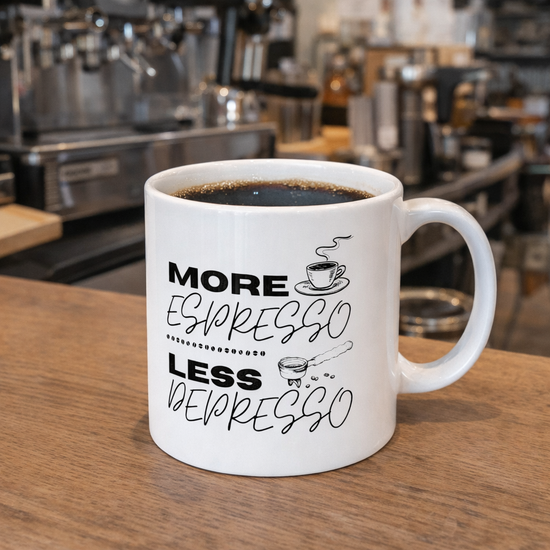 More Espresso, Less Depresso - Mug
