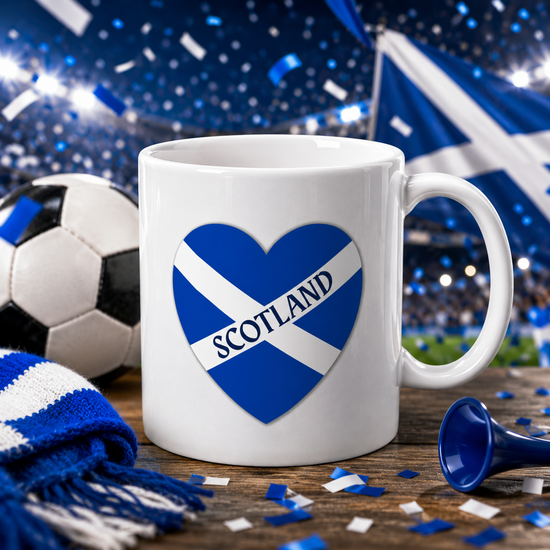 Scotland Heart Mug | World Cup 2026 Collection