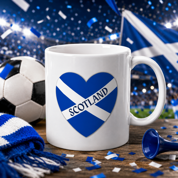 Scotland Heart Mug | World Cup 2026 Collection