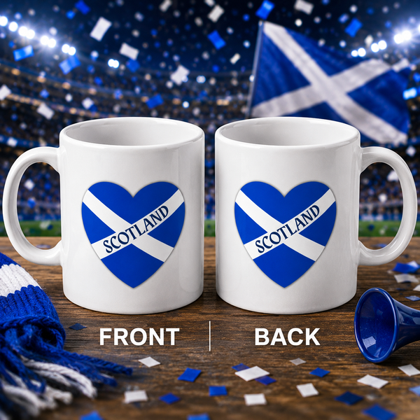 Scotland Heart Mug | World Cup 2026 Collection
