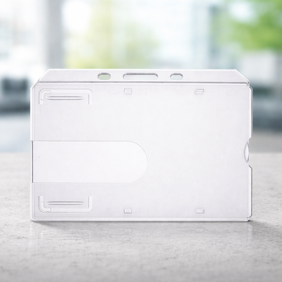 Enclosed ID Badge Holder - Landscape