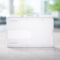 Enclosed ID Badge Holder - Landscape