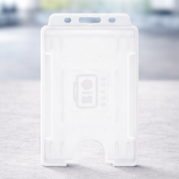 Open Faced ID Card Holder - Portrait