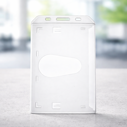 Enclosed ID Badge Holder - Portrait