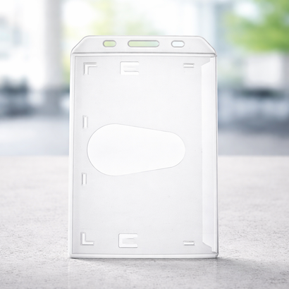 Enclosed ID Badge Holder - Portrait