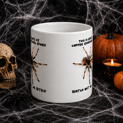 Coffee Guarding Spider - Mug