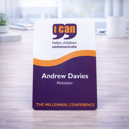 Conference Cards - Single Sided - Portrait