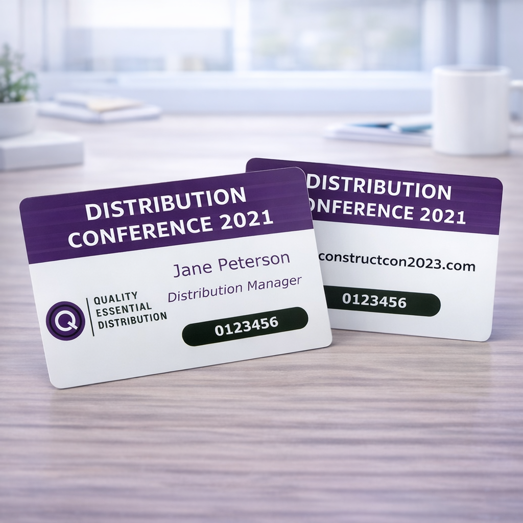 Conference Cards - Double Sided - Landscape
