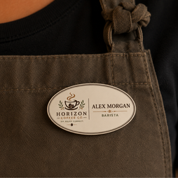 Deluxe Name Badges - Oval