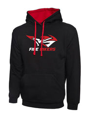 Fife Bikers Contrast Hooded Sweatshirt