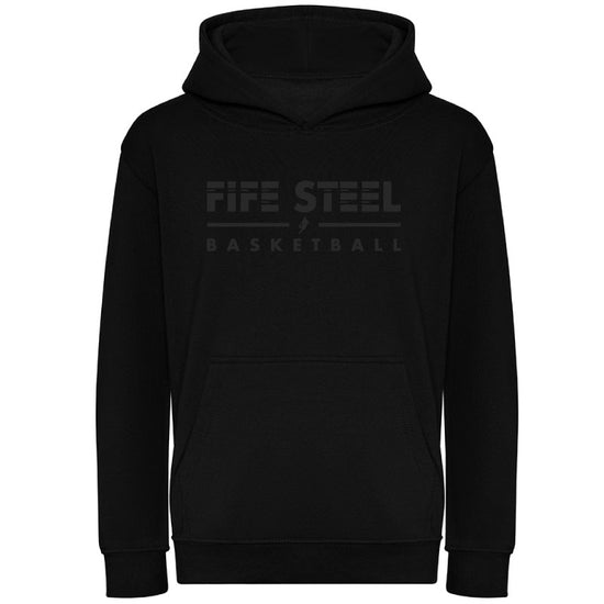 JH201BFSB - Fife Steel Basketball Club Kids Stealth Hoodie