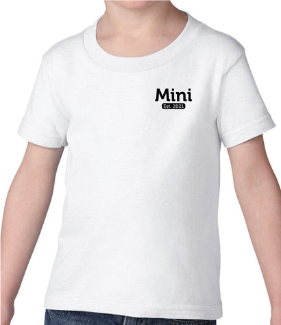 Fathers Day Gift - Daddy & Mini T-Shirts (Mini - Child)