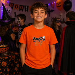 Haunted by 6-7 – Kids Halloween T-Shirt