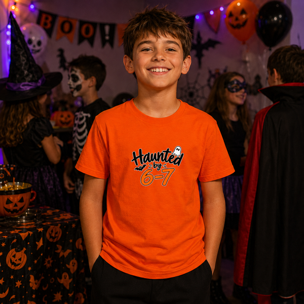 Haunted by 6-7 – Kids Halloween T-Shirt
