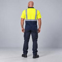 PW062 - Hi-Vis Two Tone Polo Shirt
