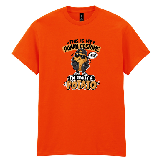 This Is My Human Costume, Shh, I’m Really a Potato – Unisex Halloween T-Shirt