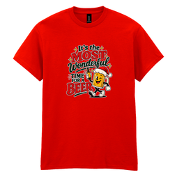 It’s the most wonderful time for a beer - Festive T-Shirt