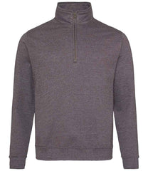 JH046 -AWDis Sophomore Zip Neck Sweatshirt