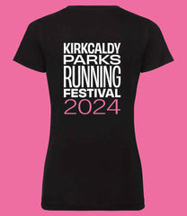 Kirkcaldy Parks Running Festival T-shirt - Ladies Fit