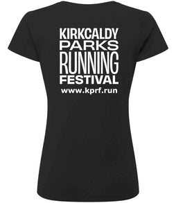 Kirkcaldy Parks Running Festival T-shirt - Ladies Fit