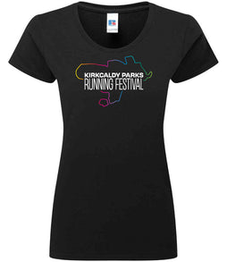 Kirkcaldy Parks Running Festival T-shirt - Ladies Fit