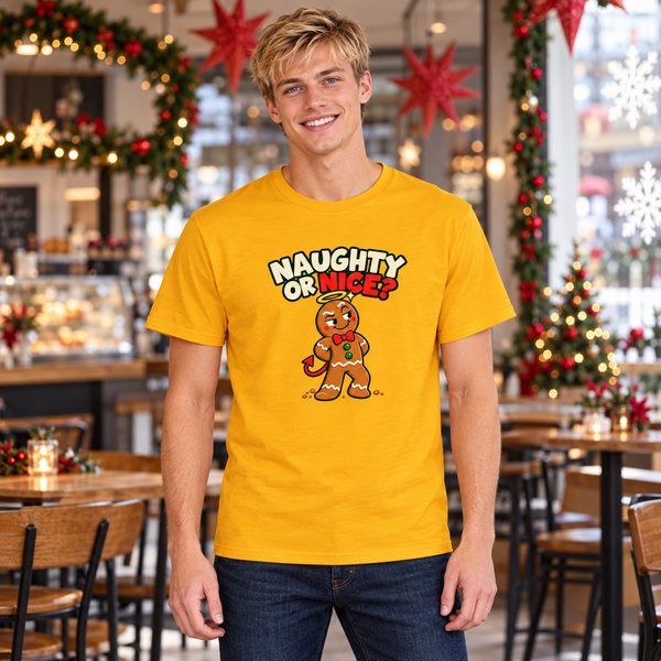 Naughty or Nice Unisex Christmas T-Shirt
