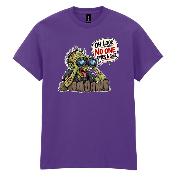 Oh look no one gives a shit – Unisex Halloween T-Shirt