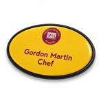 Deluxe Name Badges - Oval
