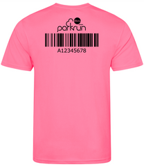Never Forget Your Parkrun Barcode T-Shirt - Mens / Unisex