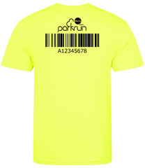 Never Forget Your Parkrun Barcode T-Shirt - Mens / Unisex