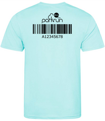 Never Forget Your Parkrun Barcode T-Shirt - Mens / Unisex