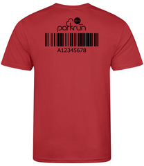 Never Forget Your Parkrun Barcode T-Shirt - Mens / Unisex