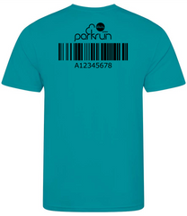 Never Forget Your Parkrun Barcode T-Shirt - Mens / Unisex