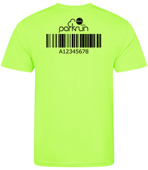Never Forget Your Parkrun Barcode T-Shirt - Mens / Unisex