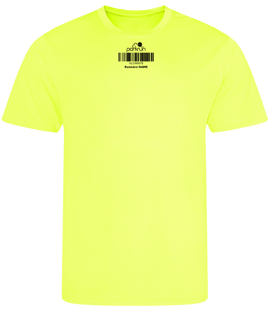 Never Forget Your Parkrun Barcode T-Shirt - Mens / Unisex