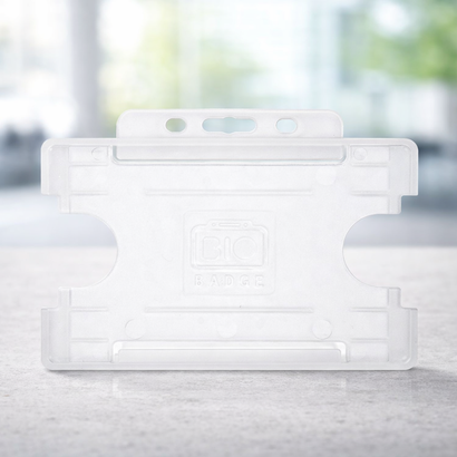 Open Faced ID Card Holder - Landscape