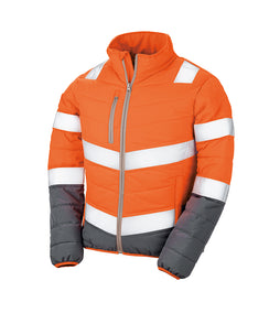 Hi-Vis Safeguard Soft Padded Safety Jacket
