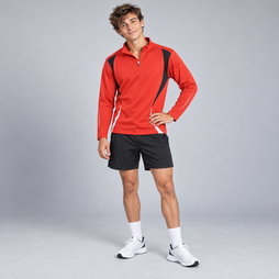 SR178M - Unisex Zip Neck Trial Training Top