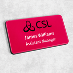 Standard Name Badges - Rectangular