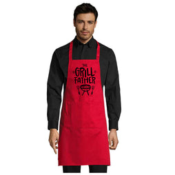 Fathers Day Gift - The Grill Father Bib Apron