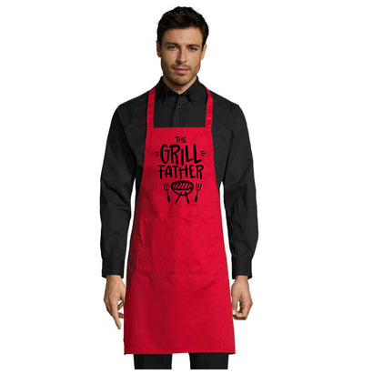 Fathers Day Gift - The Grill Father Bib Apron