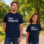 Father & Child Matching T-Shirts - The Remix (The Original & The Remix)