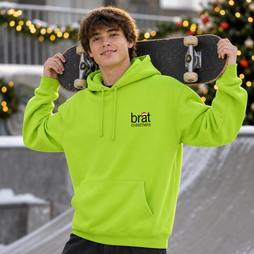 brat CHRISTMAS - Festive Hoodie